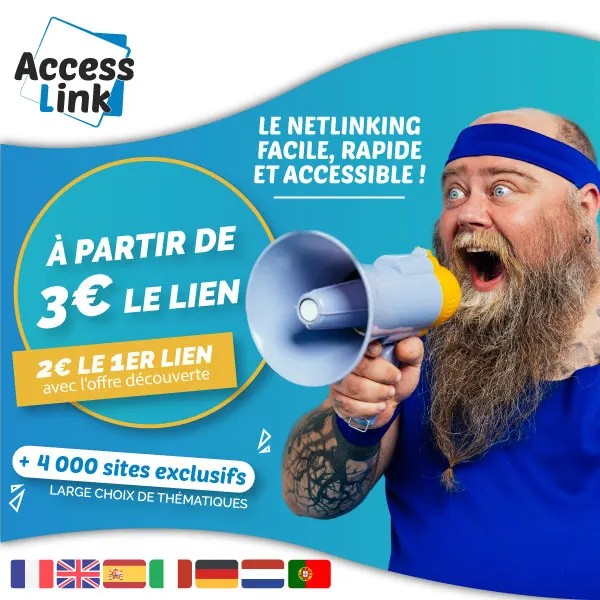 AccessLink : backlinks et citations IA à partir de 3 €