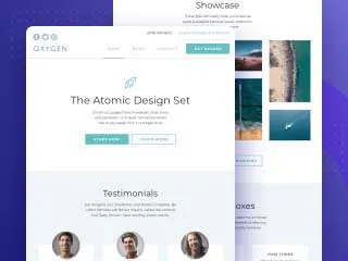 Thème Atomic — aperçu du modèle