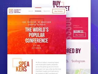 Thème Conférence — aperçu du modèle