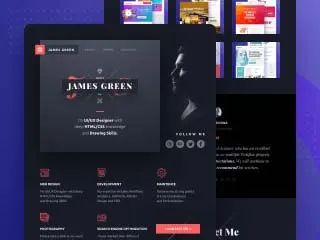 Thème Freelance — aperçu du modèle