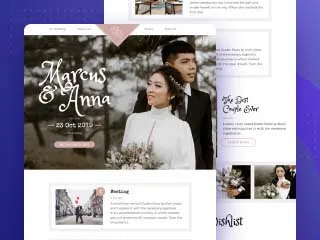 Thème Mariage — aperçu du modèle
